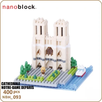 Nanoblock Catedrala Notre Dame Franța Paris Blocuri NBH-093 obiective Turistice Pentru a Vedea 400buc