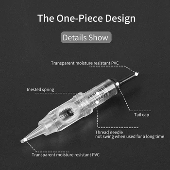 De unică folosință Sprancene Tatuaj Ace 1R 3R 5R 5F 7F Sterilizate Microblading Machiaj Permanent Cartuș Ace