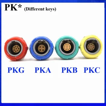 1P Medicale Conector PKG PKA PKB PKC 2 3 4 5 6 7 8 9 10 14 Pin 1P Inapoi Montare pe Panou Soclu 0 40 60 80 Grade Soclu