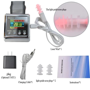 650nm Diodă Laser Terapia cu Laser LLLT Iradiere Instrument Pentru Rinita Diabet zaharat Hipertensiune arterială Rinita Tromboza Colesterol