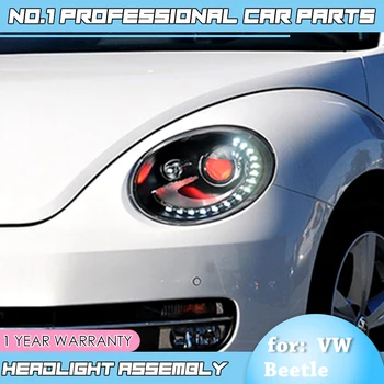 Accesorii auto Pentru Volkswagen Beetle Faruri 2013-2017 Beetle LED-uri Faruri DRL Bi Xenon Lentile High Low Beam Parcare