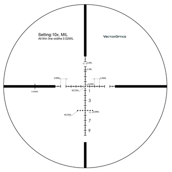 Vector Optica Trăgător 4.5-18x50 Riflescope Tactice de Aplicare Pușcă Vedere Optic Turela de Blocare 1/10 MIL De Vânătoare, de Tir