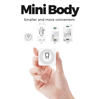 MINI Wifi Inteligent Comutator 10A 2-way Control Timer Switch-uri Wireless de Automatizare Acasă Inteligent Compatibil Cu Tuya Alexa de Start Google