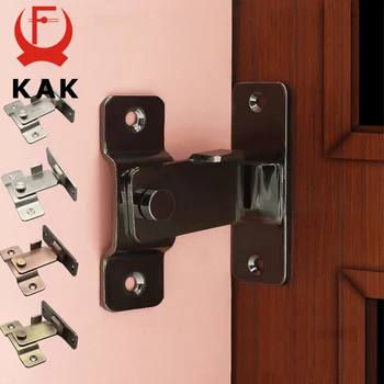 KAK 304 din Oțel Inoxidabil Încuietoare Portieră 90 de Grade Ușa Catarama de Securitate Ușă Glisantă Lanț Încuietori Anti-furt Geam Usa de Blocare Hardware