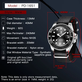PAGANI Design de Moda de Lux Mecanice Ceas de mână din Oțel Inoxidabil Impermeabil Ceas barbati relogio masculino Barbati Ceas Automată
