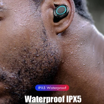 TWS S11 Bluetooth Wireless Căști 3500mAh LED IPX5 Control Tactil Sport de Reducere a Zgomotului HIFI Stereo Căști setul cu Cască
