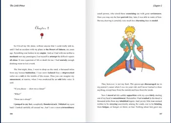 Micul Prinț Culoare Ilustrare Originală În Limba Engleză Lectură Roman Clasic De Renume Mondial Carti Literatura Engleză Carte Originală