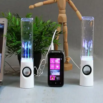 Moda Wireless Portabil Dancing Water Speaker Creativitatea LED Fantana Vorbitori Petrecere Acasă 25.5*15*10.5 CM