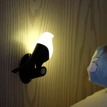 Pasăre de Noapte corpul Uman lampă de inducție usb de încărcare Lumină de control cu led-uri cabinet dulap lumina