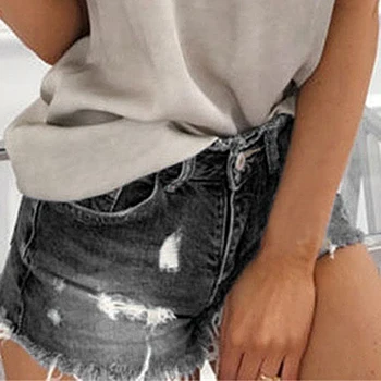2020 Vânzare Fierbinte De Vară Femeie Înaltă Talie Pantaloni Scurți Din Denim Sexy Cool Slim Blugi Scurte Prețul Cu Ridicata Picătură De Transport Maritim