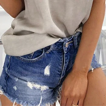 2020 Vânzare Fierbinte De Vară Femeie Înaltă Talie Pantaloni Scurți Din Denim Sexy Cool Slim Blugi Scurte Prețul Cu Ridicata Picătură De Transport Maritim