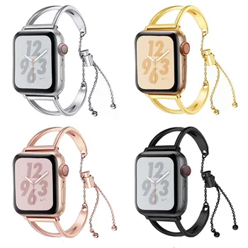 Pentru Apple watch band 6 543 2 44mm 40mm 42mm 38mm metalice din oțel inoxidabil ceas trupa serie de accesorii brățară brățară de curea