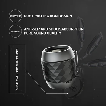 Portabil Super-Mini Difuzor Fără Fir Bluetooth Boxe Subwoofer Călătorie În Aer Liber Mic Difuzor Design Drăguț De Crăciun Usb Cadou