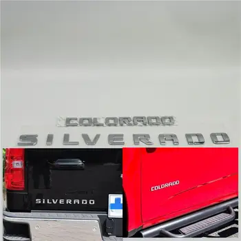 Pentru Chevrolet Colorado Silverado LTZ Hayon Spate Emblema Fata Usa Logo Eticheta Autocolant