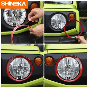 SHINEKA Lampa Hote Pentru Suzuki Jimny ABS Masina din Fata Farurilor Lampa Decor Acoperi Autocolante Accesorii Pentru Suzuki Jimny 2019+