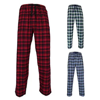 Unisex Pijama Pantaloni Bărbați Femei Carouri Pantaloni Largi Casual Somn Fundul Sleepwear Pantaloni Carouri Somn Fund