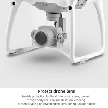 Transparent Drone traiectorie Capacul Obiectivului pentru DJI Phantom 4 Pro Accesorii Piese Gimbal Cam de Protecție Caz Shell