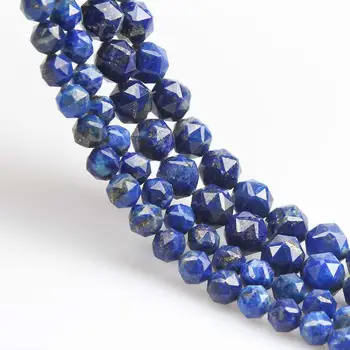 Semi Piatră Prețioasă Albastru Apatit Lapis Lazuli Liber Margele Fatetate pentru a Face Bijuterii de 6/8mm DIY Margele Brățară Accesorii 7.5