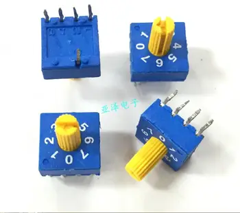 5PCS/LOT ECE 100 capacitate de 8 biți 0-7 cadran rotativ switch, ERD508RSZ trupa cod comutator, 4:1 cod pozitiv