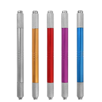 Manual Pen Kituri cu Role Ace Pin Runda de Lame de Ceață Spranceana Machiaj Permanent Microblading Set Dual Cap Arma Instrumente de Frumusete