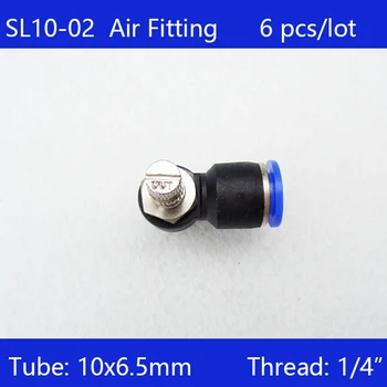 De înaltă calitate 6Pcs SL10-02 10mm Împinge la Fitingul de Conectare 1/4