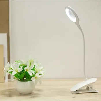 Flexo Atinge Clip Lampa de Masa Led Lampa de Birou Lămpile de Studiu Lupa Gooseneck Desktop usb Masă Lumină Baterie Reîncărcabilă