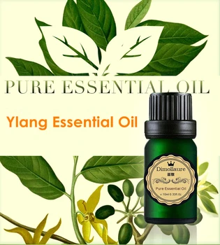 Dimollaure Ylang Ulei Esențial de îngrijire a pielii, SPA, masaj Întârzie îmbătrânirea scuti de stres Lampa de Aromoterapie Parfum de plante ulei esențial