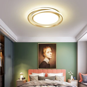 Moderne cu LED-uri Rotunde Candelabre creativitatea ceilling lămpi pentru Dormitor, Sufragerie Camera de zi Bucatarie Camera de Studiu Acasă produsul lampa Fixtu