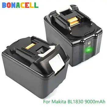 Bonacell 18V 9000mAh Pentru Makita BL1830 BL1835 BL1815 Unealtă fără Fir Li-ion Acumulator de schimb