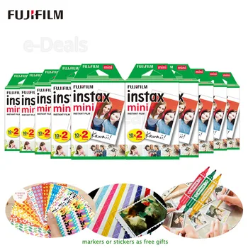 Fujifilm Instax Mini 9 Film Alb 10-200 Foi pentru FUJI Foto Instant Camera Mini 9 8 7 25 50 70 90, Partaja Imprimanta SP-1, SP-2