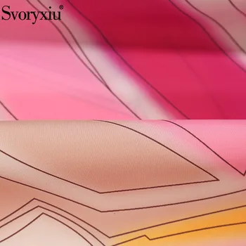 Svoryxiu Toamna Iarna Runway Elegante Plus Dimensiune Maxi Rochie de Moda pentru Femei Batwing Maneca plin de culoare de Imprimare Vrac Halat Rochie Lunga
