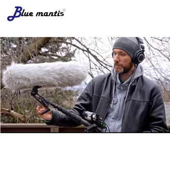 Blue mantis Blimp Parbriz si Suspensie Pentru Puști Microfoane Cușcă Mâner Amortizor de Vânt Pulover Microfon Cablu