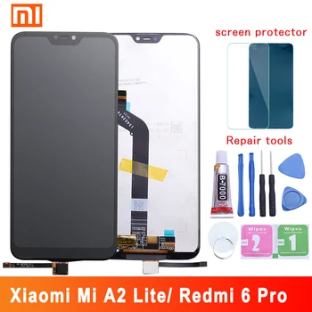 Display LCD Pentru Xiaomi Mi A2 Lite 5.84 inch touch ecran digitizor de asamblare Pentru Xiaomi Redmi 6 Pro, Cu Cadru de Instrumente Gratuite