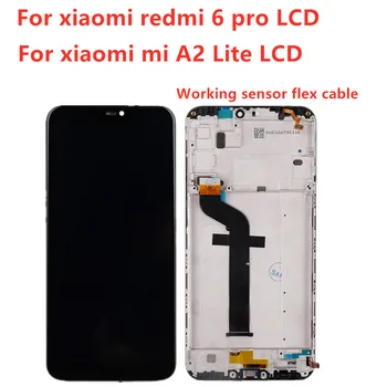 Display LCD Pentru Xiaomi Mi A2 Lite 5.84 inch touch ecran digitizor de asamblare Pentru Xiaomi Redmi 6 Pro, Cu Cadru de Instrumente Gratuite