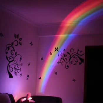 Colorat Curcubeu de Lumina de Noapte cu 3 Moduri de Lumina LED-uri de Magie Colorat Curcubeu de Lumină în formă de Ou Lampa de Proiecție pentru Copii Decor Acasă