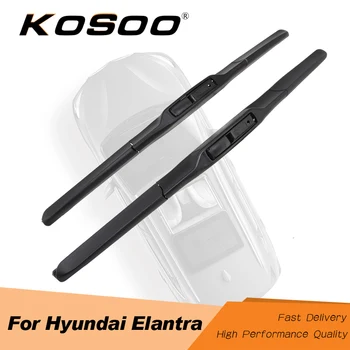 KOSOO Pentru Hyundai Elantra XD HD MD Model An Din 2000 până în Masina Lame Ștergător de Cauciuc se Potrivesc Braț Cârlig Auto Curat Parbriz