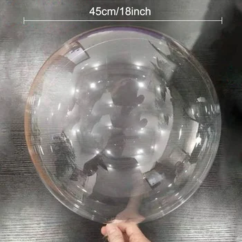 20buc 5/10/28 inch Transparent Bobo Baloane Globuri Clar Balon cu Heliu Minge Gonflabila Nunta de Ziua Copilului Duș Decor