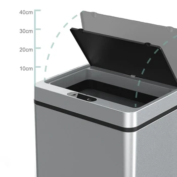 Automat Pressless ligent Inductie Senzor de Mișcare de Gunoi de la Bucătărie Pot Deschidere Largă Senzor de Deșeuri de Gunoi Bin