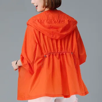 De Vară 2020 Nou Jacheta Subtire Femei Cu Glugă Salopete De Protecție Solară Hanorac Femei Jachete De Protecție Solară Haine Plus Dimensiunea Îmbrăcăminte