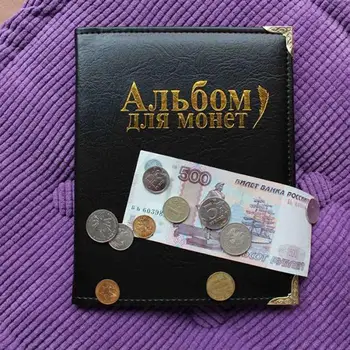 VORCOOL Suportul Monede de Colectare Monede de Stocare Album Carte Bani Penny Fotografie Buzunar pentru Colectionari