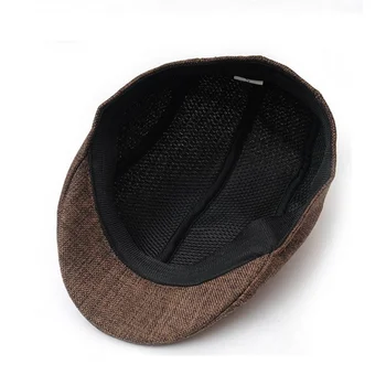 Noi bumbac pentru bărbați bereta toamna pălărie bărbați ivy pălărie de conducere de golf de vară pălărie ridicolă capac