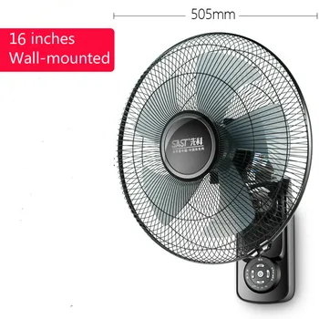 Perete ventilator montat pe perete ventilator electric acasă restaurant tremura capul mut de control de la distanță de 16 inch industriale, montat pe perete fan