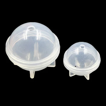 5PCS Diferite Dimensiuni cu Balonul Rotund de Silicon, Rășină Epoxidică Matrite pentru DIY Artizanat Bijuterii 3D Face Bile Dragon Dome Inel Meserii DIY