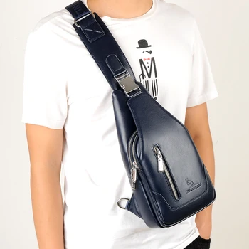 BLds usb charge-o geantă de umăr pentru bărbați saci de messenger sex masculin impermeabil sling piept geanta 2019 new cross saci de plastic