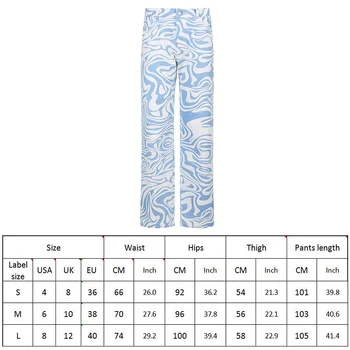 Estetica Imprimare Pantaloni Largi Y2K Moda de Înaltă Talie Pantaloni Drepte Harajuku Pantaloni Toamna Epocă Streetwear