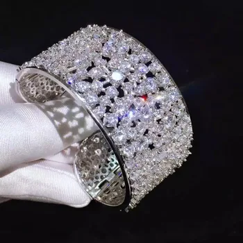 2020 Lux Laborator Diamant Brățară manșetă Argint 925 Petrecere de Logodnă brățări Brățări pentru femei Mireasa nunta accessaries