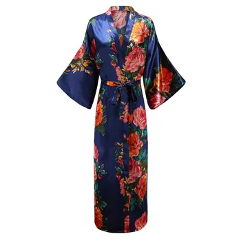 Liber Halat De Baie Matasoasa Doamna Homewear Satin Sleepwear Kimono-Halat Casual, Lenjerie Intima Pijamale Acasă Rochie Cu Centura