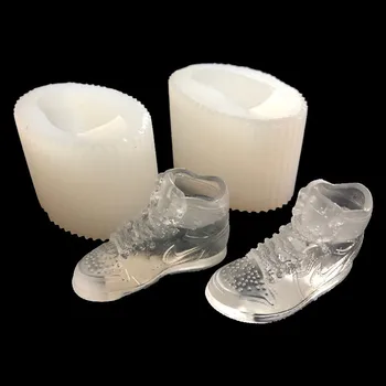 1Pair Mini 3D Adidas Pantofi de Rășină Epoxidică Lipici UV Meserii Mucegai Silicon Creative DIY Arta Pandantiv Brosa Bijuterii Instrument de Artizanat