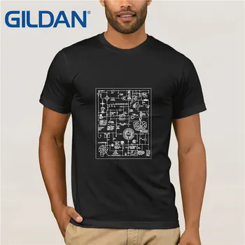 Noua Moda Tricou Grafic Litera T-Shirt Ee Inginerie Electrică Electronică de Traznita Schematică barbati Negru Amuzant O de Gât
