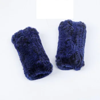 Mănuși de degete de la Real Blana de Iepure Rex Manusi de Iarna pentru Femei Caldă Moale cu Blană Mână mai Calde M11